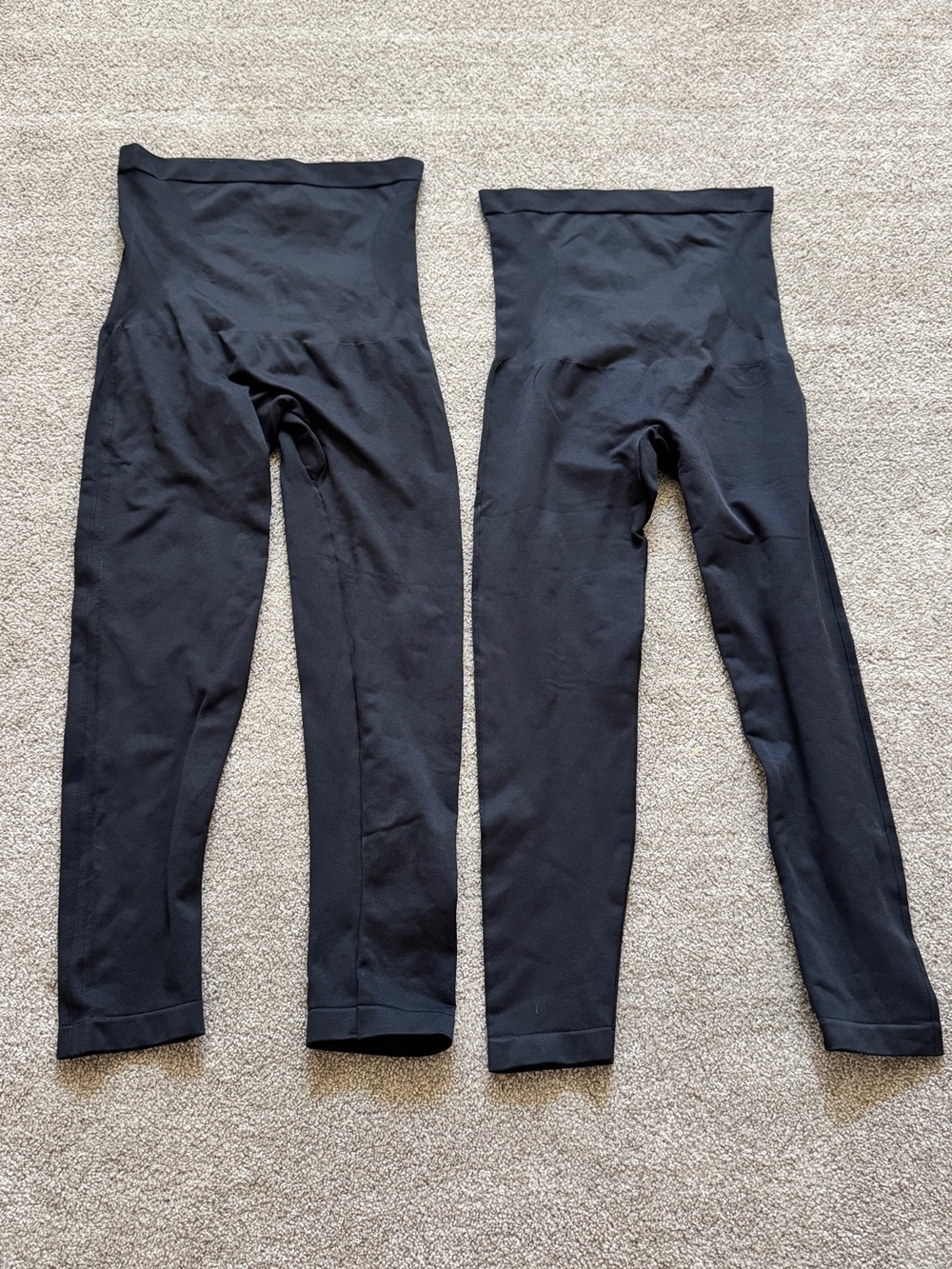 Shapermint Black High-Waist Sculpting Leggings 2 Pair